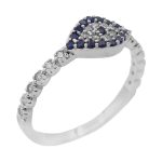 حلقه نقره دخترانه طرح بهناز