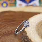 حلقه نقره دخترانه طرح بهناز - Image 2