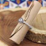 حلقه نقره دخترانه طرح بهناز - Image 3