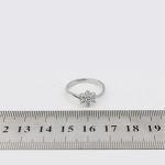 حلقه نقره دخترانه طرح نیلوفر - Image 4