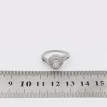 حلقه تک نگین نقره زنانه طرح فقیهه - Image 4