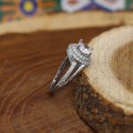 حلقه تک نگین نقره زنانه طرح فقیهه - Image 3