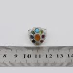 انگشتر چند سنگ نقره زنانه و مردانه دست ساز طرح مناجات + حرز امام جواد (ع) - Image 4