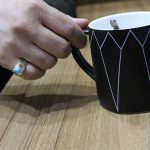 انگشتر فیروزه نیشابوری نقره مردانه دست ساز طرح روزبان - Image 5