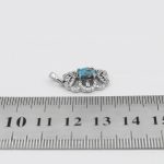 گردنبند فیروزه نیشابوری نقره زنانه طرح جواهر - Image 4