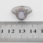 انگشتر عقیق کبود یمنی نقره زنانه طرح راشنو - Image 4