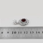 گردنبند عقیق سرخ نقره زنانه طرح رخ فروز - Image 4