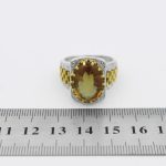 انگشتر الکساندریت الماس تراش نقره مردانه طرح روزبه - Image 5