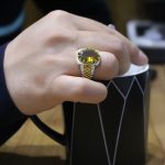 انگشتر الکساندریت الماس تراش نقره مردانه طرح روزبه - Image 4