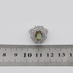 انگشتر الکساندریت الماس تراش نقره زنانه طرح شهناز - Image 4