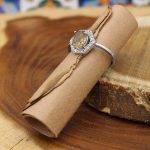 انگشتر الکساندریت الماس تراش نقره زنانه طرح سمیرا - Image 3