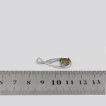 گردنبند الکساندریت الماس تراش نقره زنانه طرح راشین - Image 2