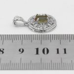 گردنبند الکساندریت الماس تراش نقره زنانه طرح راغده - Image 4