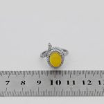 انگشتر شرف الشمس نقره زنانه طرح محیا + حکاکی - Image 5