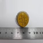 انگشتر شرف الشمس نقره مردانه طرح شاه خراسان + حکاکی - Image 4