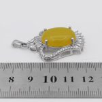 گردنبند شرف الشمس زنانه نقره طرح رویال + حکاکی - Image 4