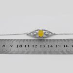 دستبند شرف الشمس نقره زنانه طرح ریحانه + حکاکی - Image 3