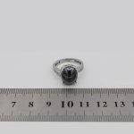 انگشتر حدید صینی نقره زنانه طرح همدم + حکاکی - Image 4