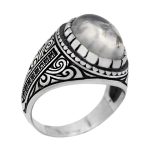 انگشتر در نجف نقره مردانه طرح عراق