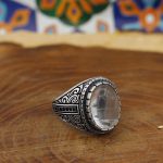 انگشتر در نجف نقره مردانه طرح عراق - Image 3