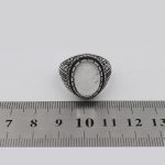 انگشتر در نجف نقره مردانه طرح عراق - Image 4