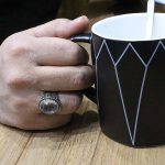 انگشتر در نجف نقره مردانه طرح عراق - Image 5