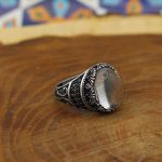 انگشتر در نجف نقره مردانه طرح عبدالزهرا - Image 2