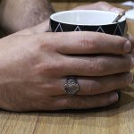 انگشتر در نجف نقره مردانه طرح عبدالزهرا - Image 5