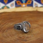 انگشتر در نجف نقره مردانه طرح ابوذر - Image 2