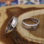 ست حلقه نقره زنانه و مردانه طرح بهارستان - Image 2