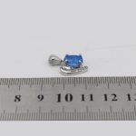 گردنبند توپاز الماس تراش زنانه نقره طرح بهاره - Image 4