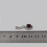 گردنبند عقیق سرخ نقره زنانه طرح نازنین - Image 4