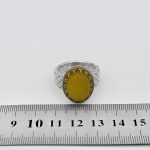 انگشتر شرف الشمس نقره مردانه طرح رولکسی هومان + حکاکی - Image 5