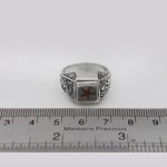 انگشتر حرز امام جواد (ع) نقره مردانه دست ساز طرح شاهرخ - Image 4