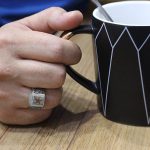 انگشتر حرز امام جواد (ع) نقره مردانه دست ساز طرح شاهرخ - Image 5