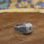انگشتر حرز امام جواد (ع) نقره مردانه دست ساز طرح گوهرشاد - Image 2