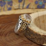 انگشتر در نجف نقره مردانه طرح محسن - Image 2