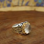 انگشتر در نجف نقره مردانه طرح محسن - Image 3