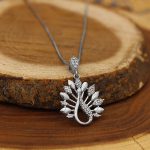 گردنبند فانتزی دخترانه نقره طرح سهره - Image 2