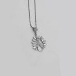 گردنبند فانتزی دخترانه نقره طرح سهره - Image 3