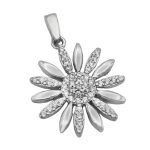 گردنبند فانتزی دخترانه نقره طرح حسنا