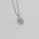 گردنبند فانتزی دخترانه نقره طرح حسنا - Image 2