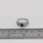 انگشتر چند سنگ نقره دست ساز زنانه و مردانه طرح سبحان + حرز امام جواد (ع) - Image 5