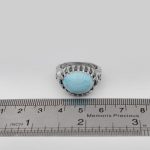 انگشتر فیروزه نیشابوری نقره مردانه طرح سهراب - Image 5