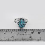 انگشتر فیروزه نیشابوری نقره مردانه طرح پاشا - Image 5