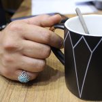 انگشتر فیروزه نیشابوری نقره مردانه طرح پاشا - Image 4