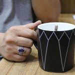 انگشتر آمیتیست نقره مردانه طرح غفور - Image 4