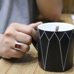 انگشتر عقیق سرخ نقره دست ساز مردانه و زنانه طرح مقتدی + حرز امام جواد (ع) - Image 5