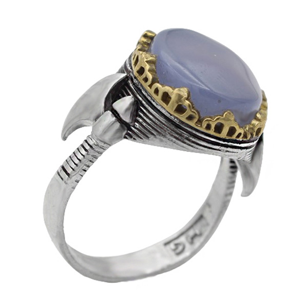 4-1-1679bruise-agate-afshar-ring (1) انواع انگشتر عقیق یمنی کبود پسرانه فانتزی
