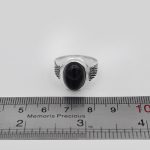 انگشتر عقیق مشکی نقره دست ساز مردانه طرح اصلان + حرز امام جواد (ع) - Image 5